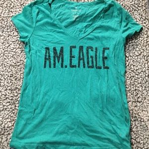 Teal American Eagle shirt